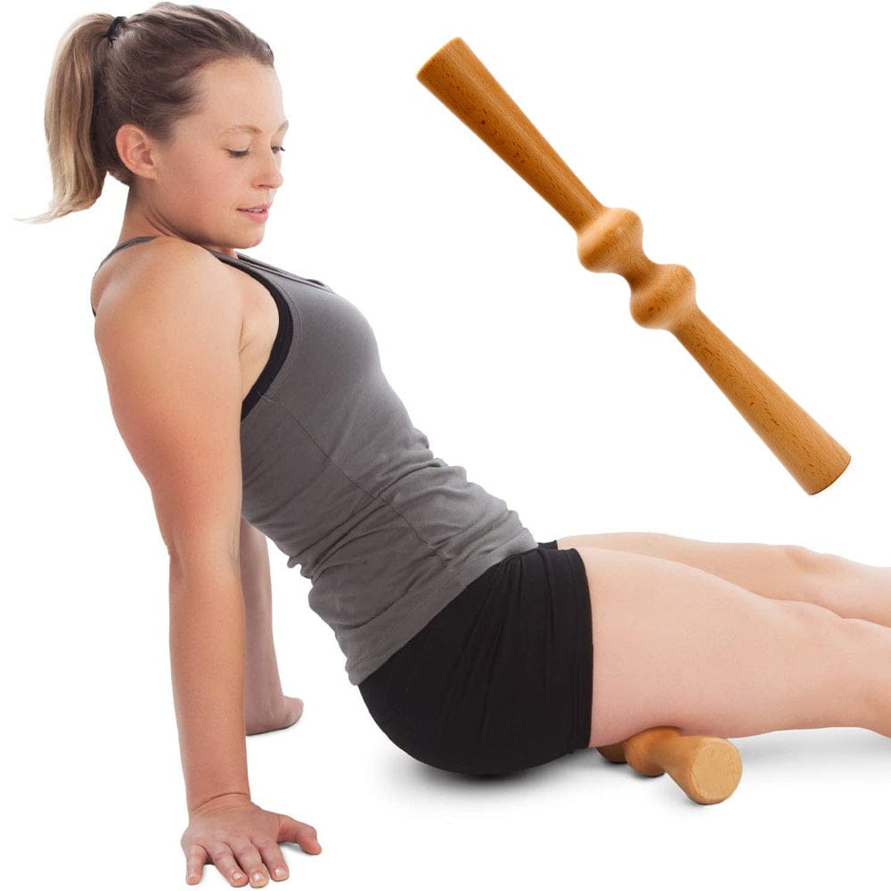Wood Back Roller for Muscle Recovery, Spine Alignment & Pain Relief, Manual Back Massager, Deep… — product image 8