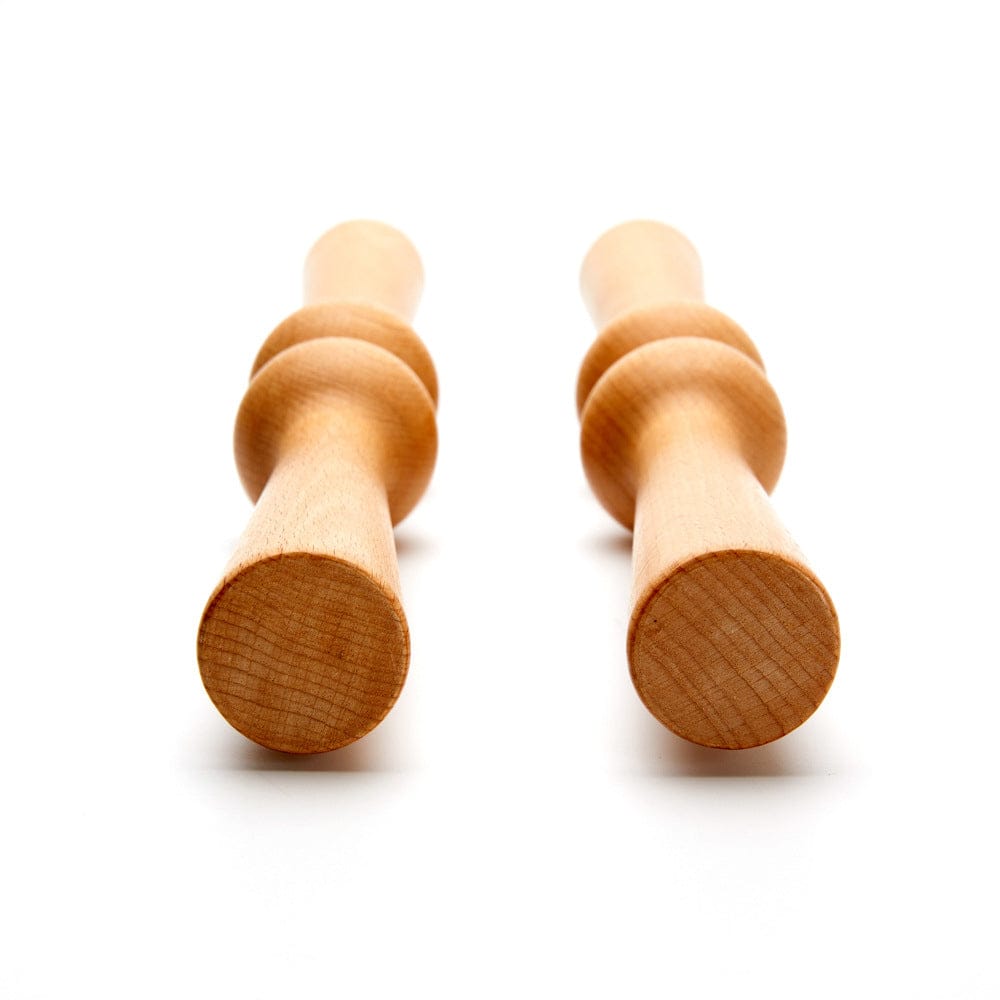Wood Back Roller for Muscle Recovery, Spine Alignment & Pain Relief, Manual Back Massager, Deep… — product image 2