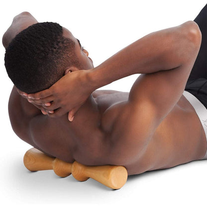 Wood Back Roller for Muscle Recovery, Spine Alignment & Pain Relief, Manual Back Massager, Deep… — product image 9