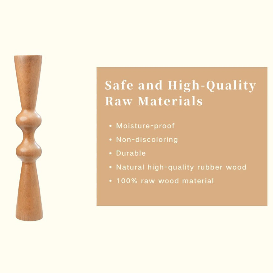 Wood Back Roller for Muscle Recovery, Spine Alignment & Pain Relief, Manual Back Massager, Deep… — product image 5