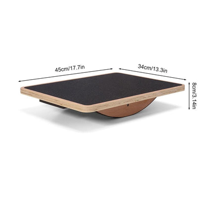 Wooden Balance Board — balance board dimensions