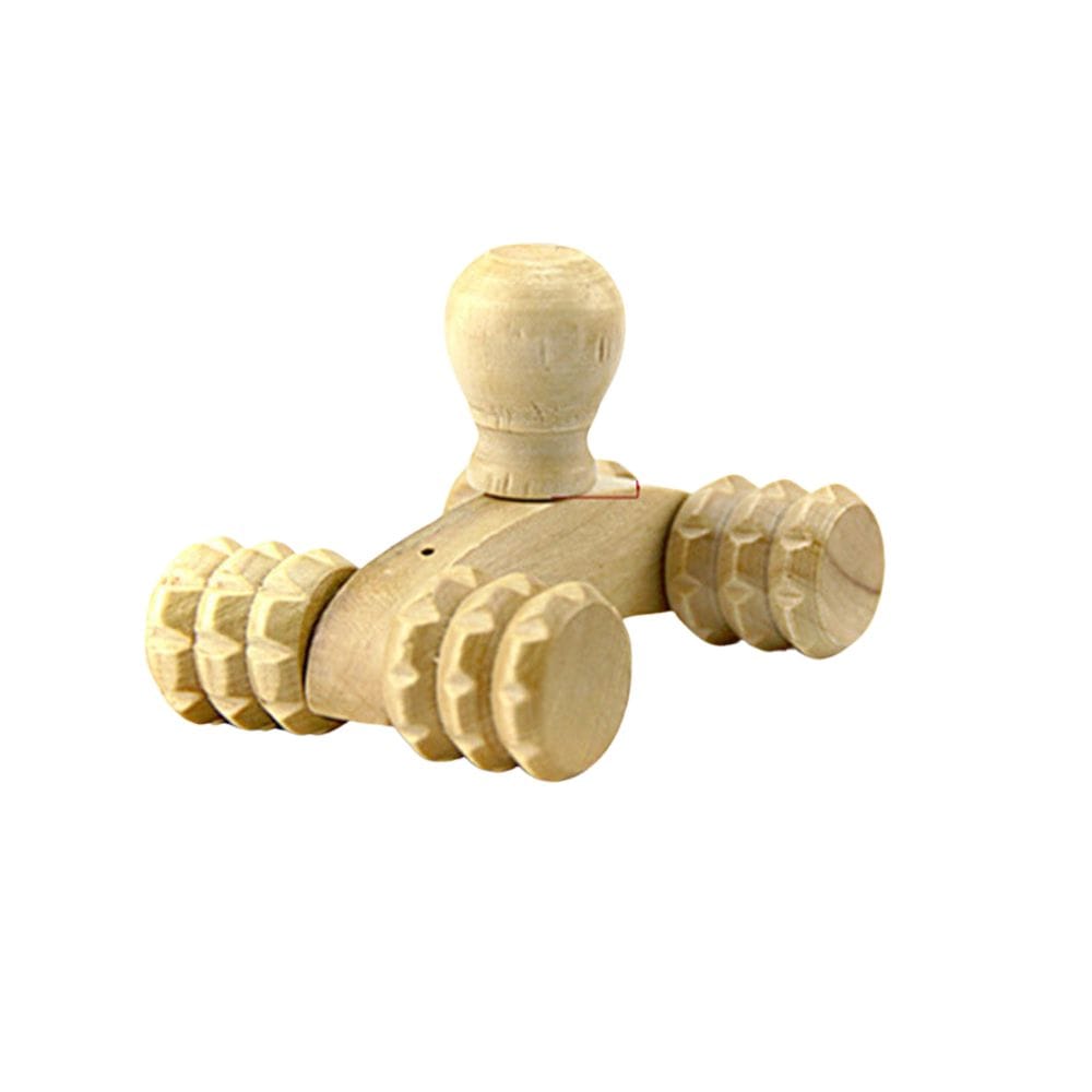 Wooden Foot Massager Roller - Reflexology Tool for Muscle Relaxation — product image 4