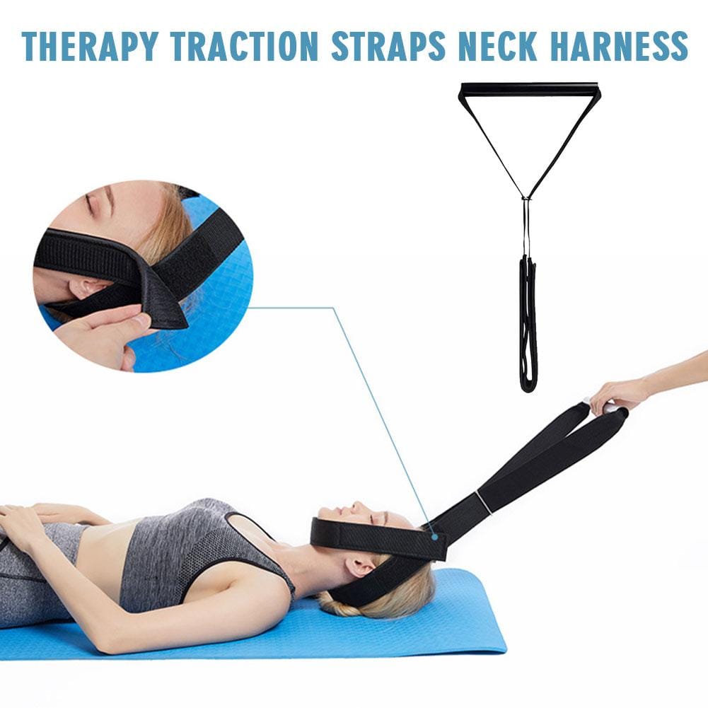 Y-Shaped Iron Pipe Neck Cervical Traction Belt - Adjustable Decompression Brace for Spinal Stretching — product image 5