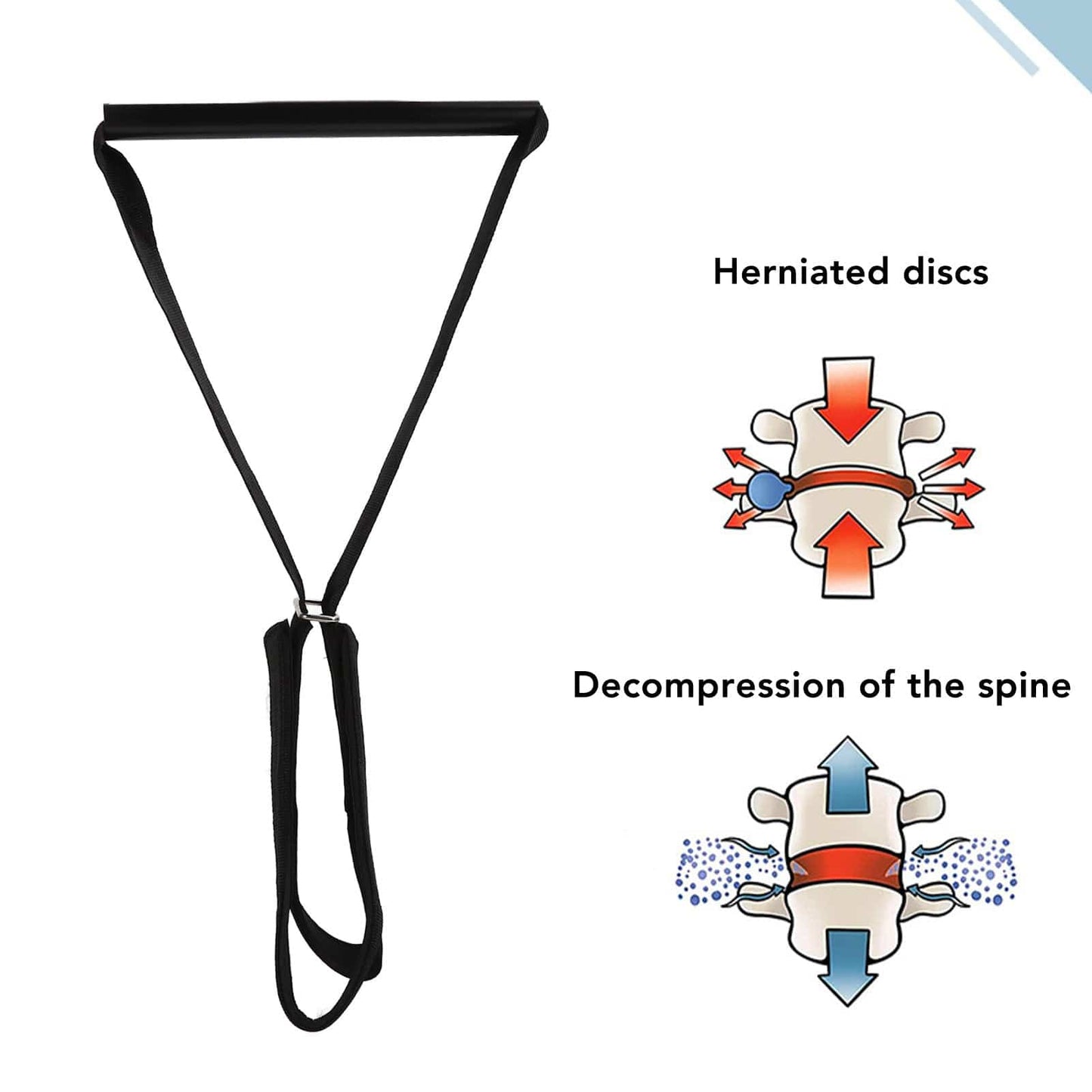 Y-Shaped Iron Pipe Neck Cervical Traction Belt - Adjustable Decompression Brace for Spinal Stretching — product image 10