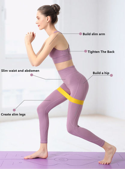 Yoga Resistance Bands Set – Elastic Fitness Bands for Home Workout, Strength Training, Pilates,… — product image 12