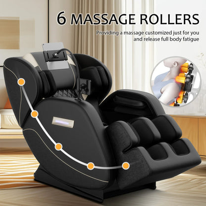Zero Gravity Full Body Massage Chair – Heating Recliner with Airbags, Foot Rollers and Touch Screen… — product image 5