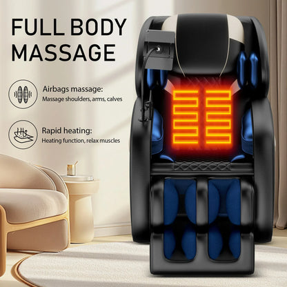 Zero Gravity Full Body Massage Chair – Heating Recliner with Airbags, Foot Rollers and Touch Screen… — product image 3