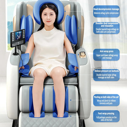Zero Gravity Massage Chair – Full Body Electric Recliner with Shiatsu Massage, Air Compression, Heat… — product image 12