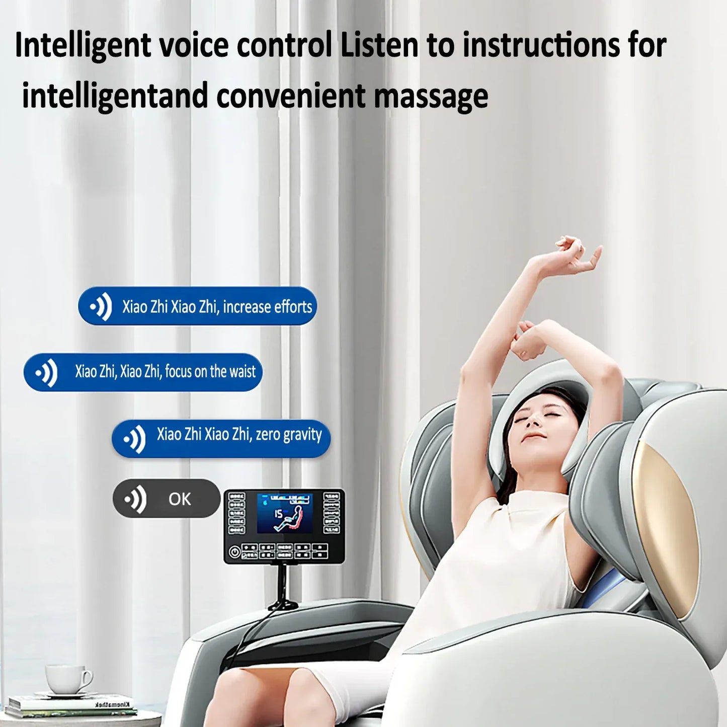 Zero Gravity Massage Chair – Full Body Electric Recliner with Shiatsu Massage, Air Compression, Heat… — product image 9