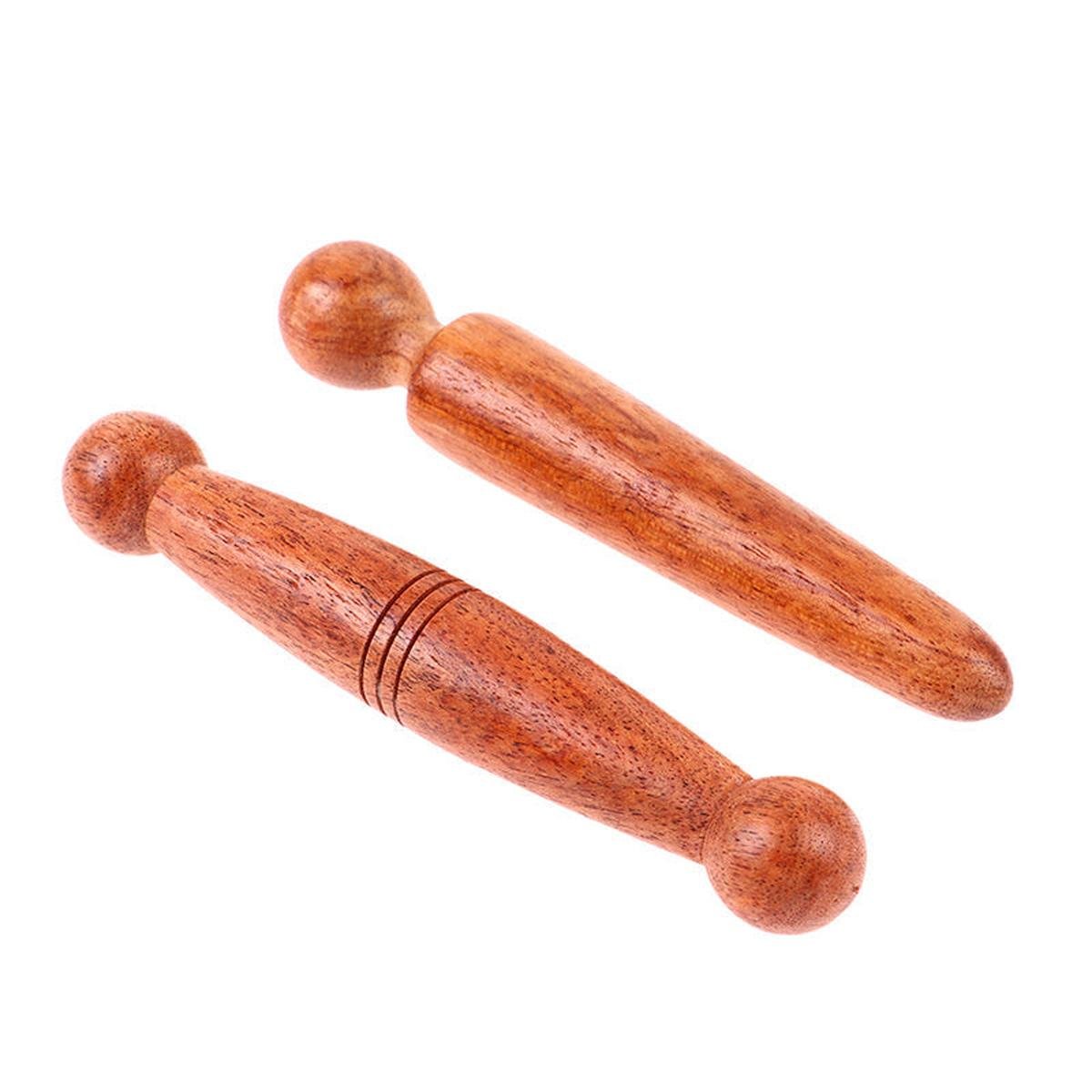 Natural Wood Massage Roller Stick for Body and Feet - Darian Fits