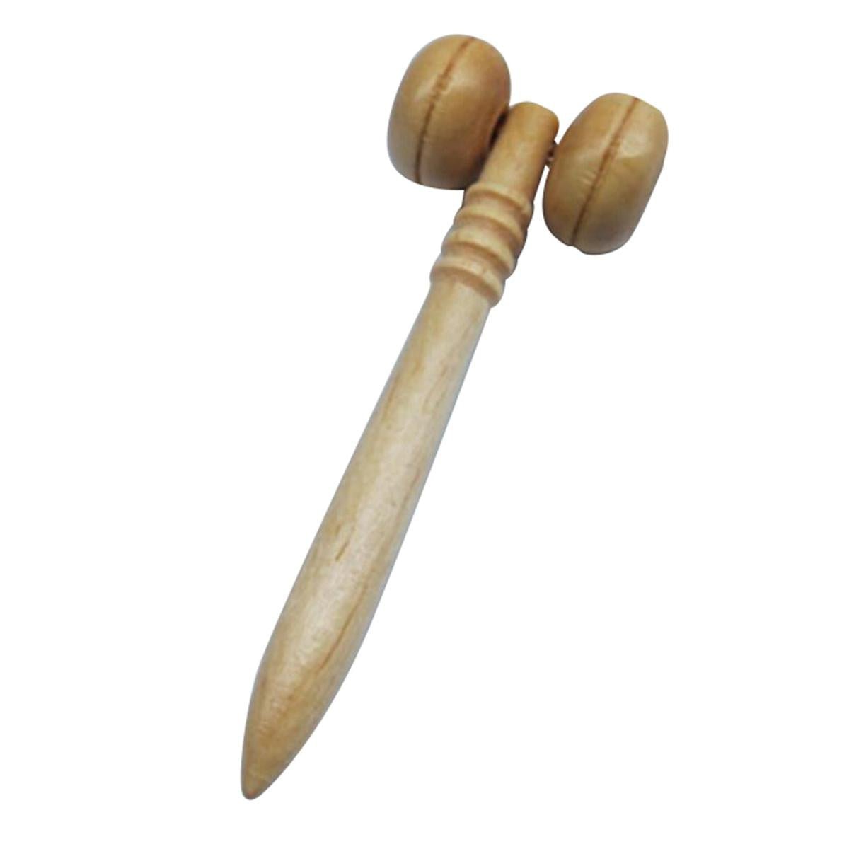 Natural Wood Massage Roller Stick for Body and Feet - Darian Fits
