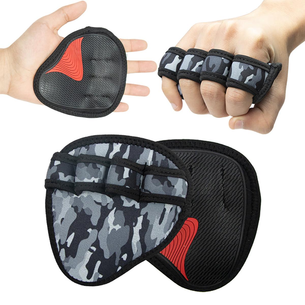 Neoprene Fingerless Lifting Grip Pads with Anti - Slip Texture - Darian Fits