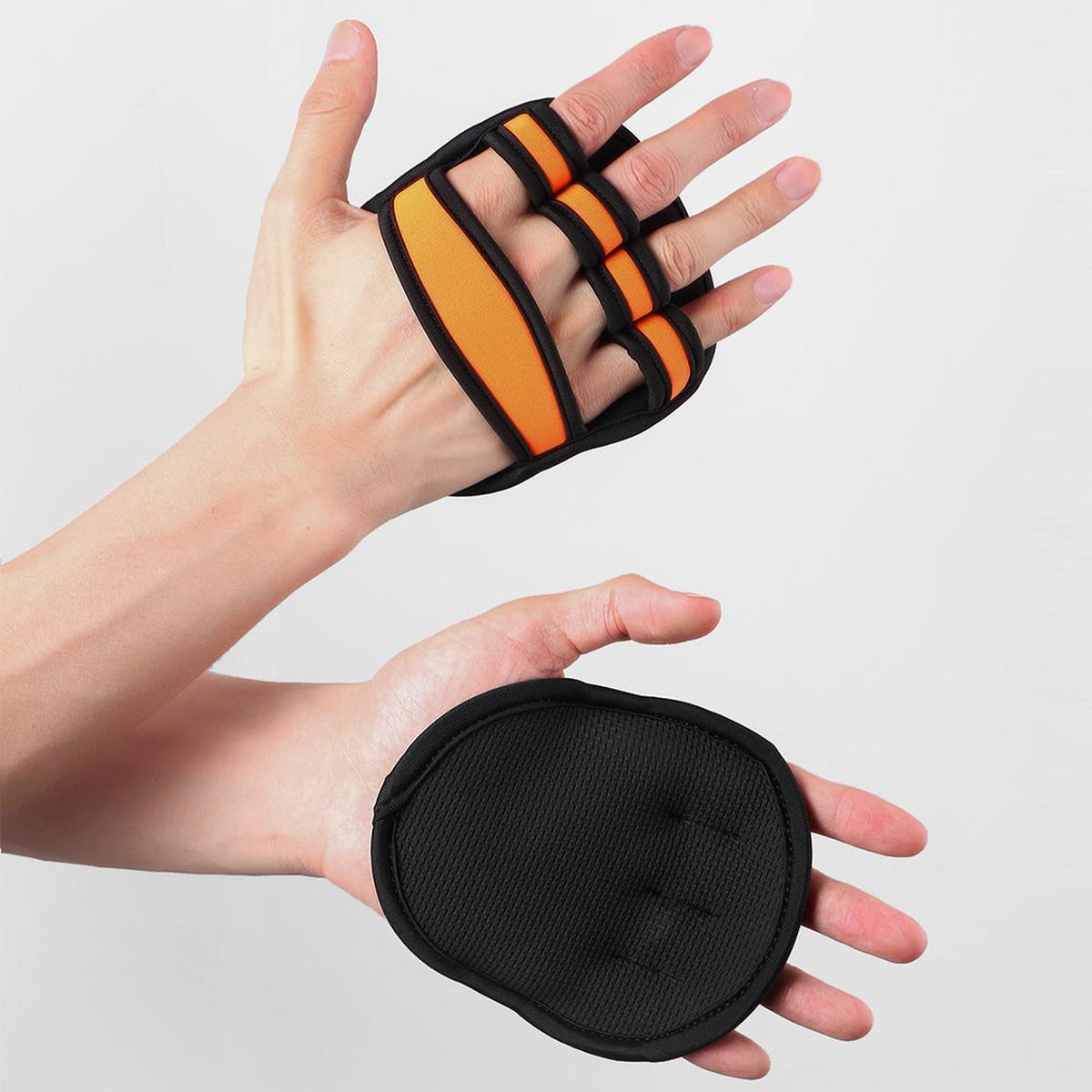 Neoprene Fingerless Lifting Grip Pads with Anti - Slip Texture - Darian Fits