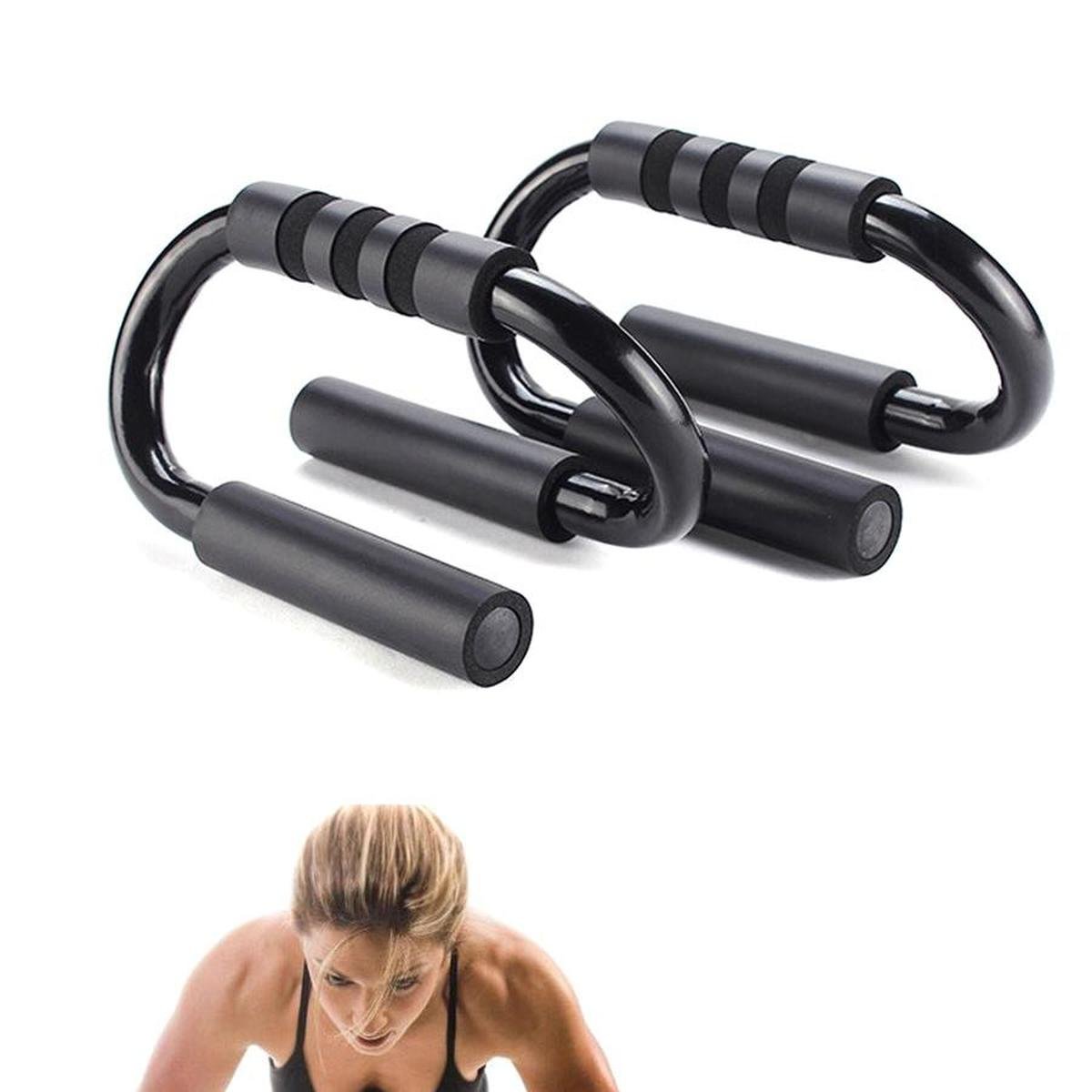 Push Up Bars Pair with Foam Handles and Non - Slip Base - Darian Fits