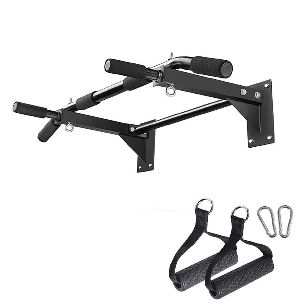 Wall - Mounted Steel Pull - Up Bar with Multi - Grip 200kg Capacity - Darian Fits