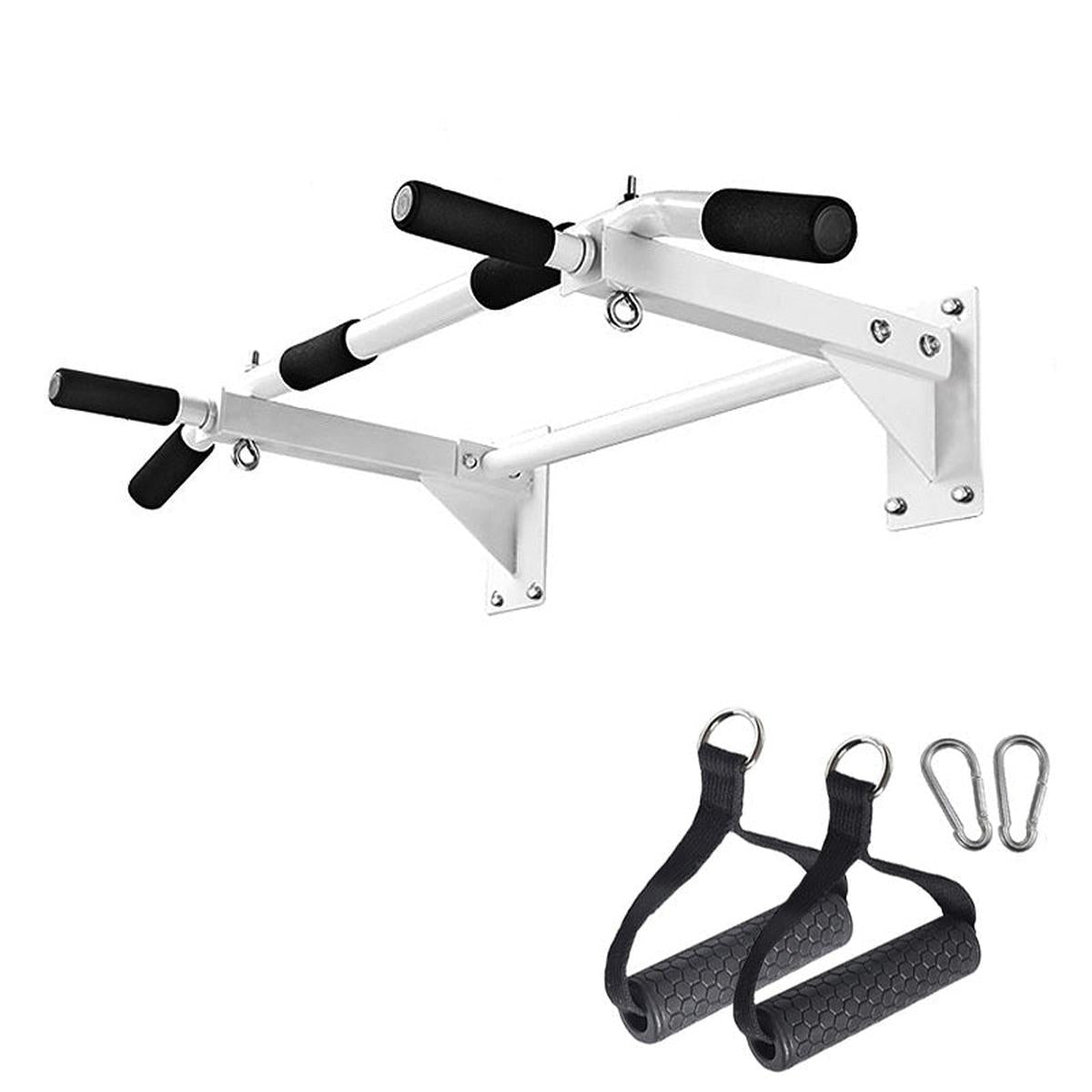 Wall - Mounted Steel Pull - Up Bar with Multi - Grip 200kg Capacity - Darian Fits